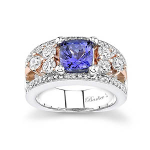 Rose Gold Tanzanite Ring