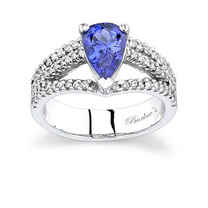 Pear Shape Tanzanite Ring