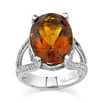 White Gold Madeira Citrine Ring
