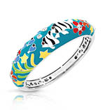 Angelfish Teal Bangle