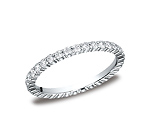 This elegant 2mm comfort-fit shared prong eternity diamond band features round ideal cut diamonds. Total ...