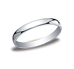 This 3mm traditional band has a classic inside and a lower dome surface on the outside that provides both a...