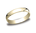 This 4mm traditional band has a classic inside and a lower dome surface on the outside that provides both a...