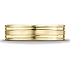 This incredible 6mm comfort-fit satin-finished carved design band features two high polished parallel center grooves for a continuous flow of style.