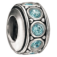 Wheel - March Birthstone Swarovski