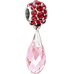 Splendor Briolette - Pink Swarovski