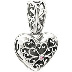 In My Heart Locket - Pink Swarovski
