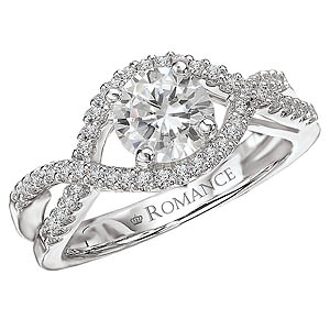 18KW ROM TWIST RD DIA SEMI-MT D.24CT,FIT6.5MM RD,117133-100W