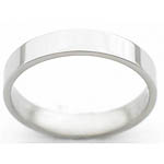 4MM FLAT TITANIUM BAND WITH A POLISHED FINISH