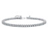 14k White Gold White Diamond Tennis Bracelet